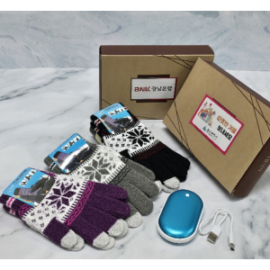 손난로보조배터리+기모 터치장갑 선물용품 답례품
