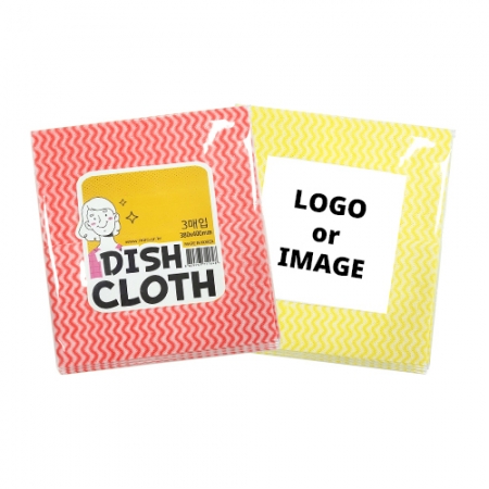 물기제거에 좋은 빨아쓰는 판촉 행주 3매입 #3