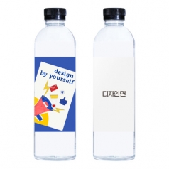 친환경 라벨 생수 레이블워터 500mL // 제작 인쇄