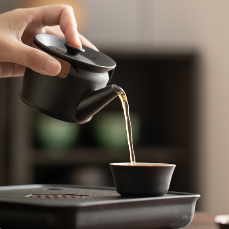 다도 세트 깊은별밤 도자기 티팟 다기세트 2인 #5