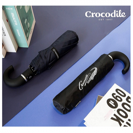 크로커다일 3단 솔리드 곡자 완전자동 우산 #3