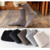 작은이미지: 남성 무지 중목양말 골지양말 #2
