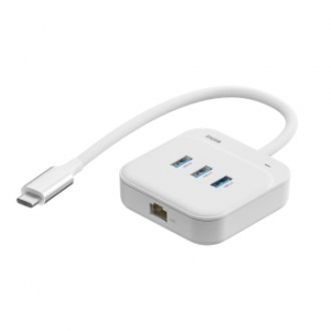 아이노트 6in1 C타입 미니 멀티허브 HDMI PD 100W LAN