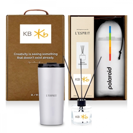 레스쁘리 고급 폴라로이드 텀블러 세트 C 스펙트럼 포커스+디퓨저120ml #3