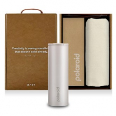 레스쁘리 고급 폴라로이드 텀블러 세트 E 버티컬 픽셀+에코백
