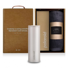 레스쁘리 고급 폴라로이드 텀블러 세트 G 버티컬 픽셀+타올