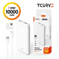 티커브 2A 10000mAh 올인원 슬림 듀얼 보조배터리