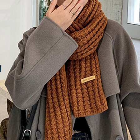 남녀공용 따뜻한 니트 목도리 넥워머 #4