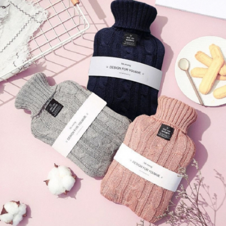 꽈배기니트 보온 찜질 물주머니 판촉 선물용 #2