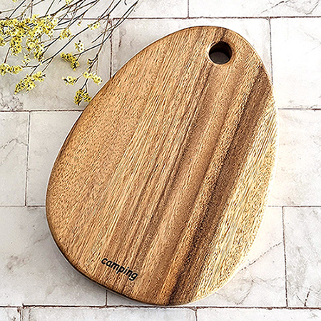 캠핑통 원목 물방울도마 #2