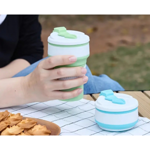 접이식 머그컵 실리콘 텀블러 500㎖
