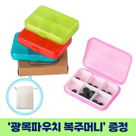 로페리아 6구 약통케이스 광목파우치 복주머니 포함 0190348 #2