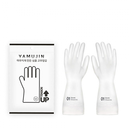 미들 고무장갑 밀착력좋은 고무장갑 설겆이 유해성분불검출 #6