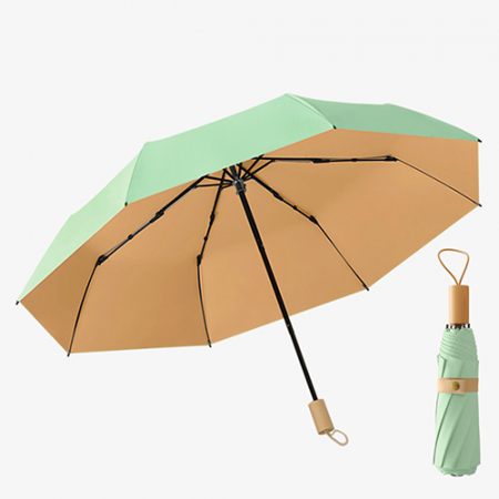 루티네 배색 삼단 수동 양우산 #7