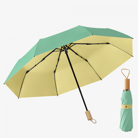 루티네 배색 삼단 수동 양우산 #8