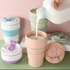 휴대용 실리콘 텀블러 500ml, 단체 판촉용 사은품, 선물용품 기프트, 여행용보틀