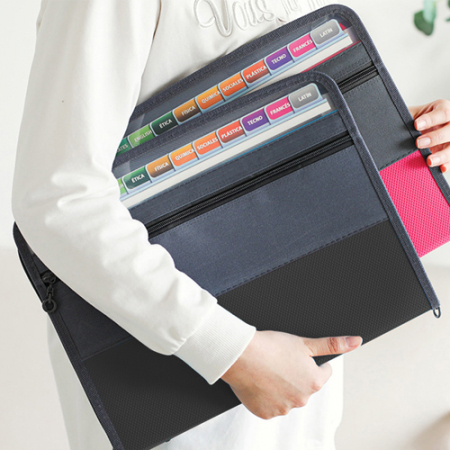 A4 서류 학원 아코디언 파일 보관 파우치 K71, 서류 가방, 서류 파우치 #2