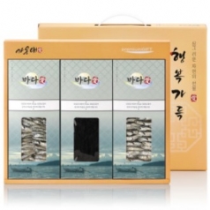 가온애 행복가득 멸치세트 8호(중멸200g+대멸200g+미역50g) (면세)