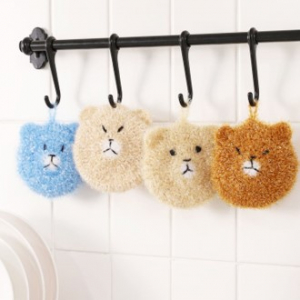 곰돌이 아크릴 수세미 // 색상랜덤