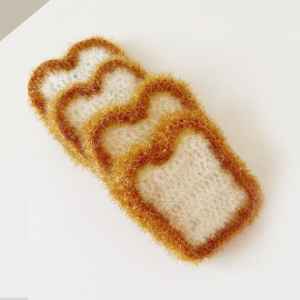 식빵 아크릴 수세미