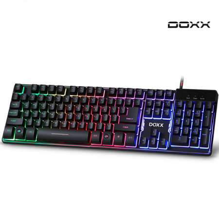 DOXX DX-LK30 비키스타일 동시입력 LED 플런저 게이밍 유선 키보드 블랙 #6