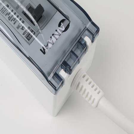 아남 고용량 4000W 배선차단기 2구 멀티탭 2.5m 국산 과부하 차단기 #5