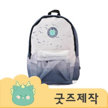 ZA425 [커스텀굿즈] 풀오버인쇄 컴포터블 학생용 백팩 가방 (박스제작가능) #2