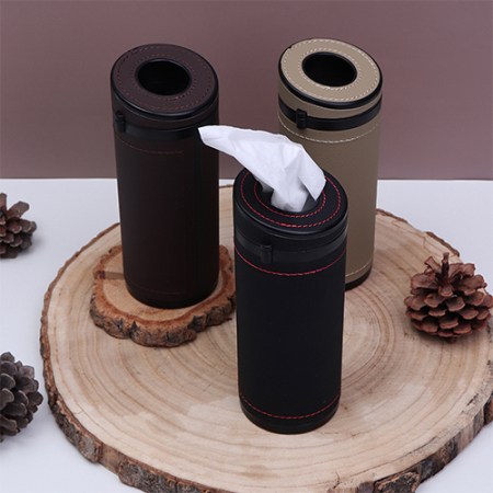 차량용 컵홀더 티슈 케이스 미니 휴지통 #4