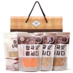 가온애 가득담아 잡곡세트 1호(렌틸콩400g+병아리콩400g+아마씨400g+귀리400g) // 면세