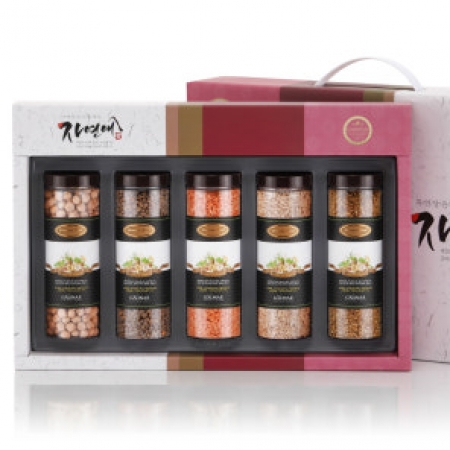 가온애 자연애 잡곡세트 1호(렌틸콩(레드)280g+렌틸콩(브라운)280g+아마씨200g+병아리콩260g+귀리250g) // 면세 #2