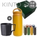 작은이미지: 정품 킨토 커피보틀 텀블러 옐로우 OCT 머그 블랙 선물세트 #3