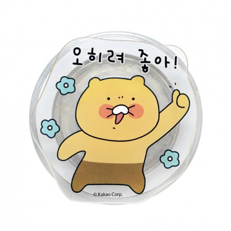 카카오프렌즈 슬로피 클리어 춘식이 에폭시 맥스탠드 톡 맥세이프 호환 스마트 그립 홀더 톡 #7