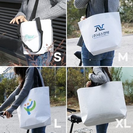 친환경 R-PET 검정내피 리유저블백 // 내맘대로 주문제작 #2