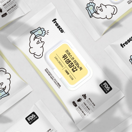 프레스코 캡형 이코노믹 위생장갑 100매 #3