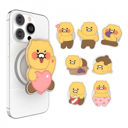 카카오프렌즈 춘식이 스탠다드 맥스탠드 톡 맥세이프 호환 스마트 그립 홀더 톡 #2