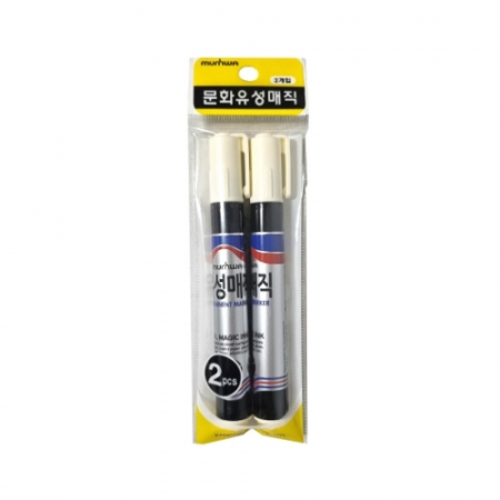 유성매직 2개 1.검정+검정, 2.청+적, 3.흑+적 #2