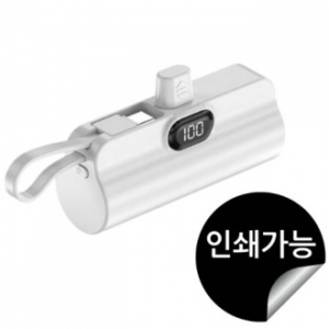 도킹형 c타입8타입 일체형 5000mAh