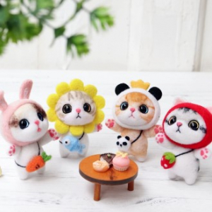 DIY 고양이 양모펠트 패키지 4종