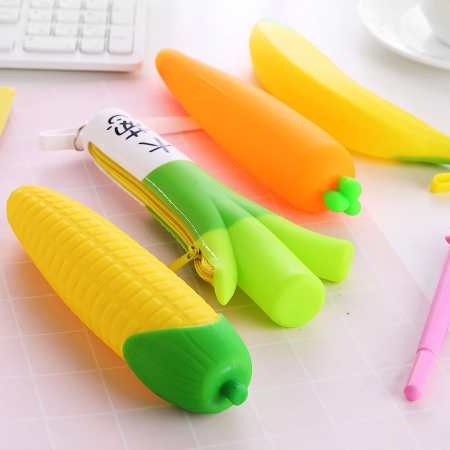 실리콘 야채 필통 케이스 모음 6종 #2