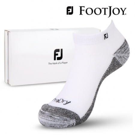 풋조이 FJ MENS 프로드라이 남성용 스포츠 양말 화이트 2족 선물세트 #2