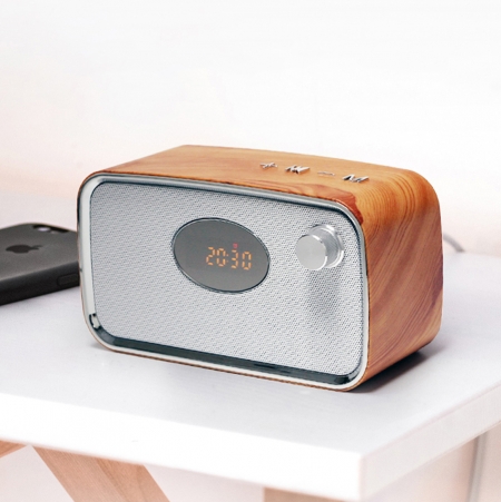 원목 블루투스 라디오 스피커 한국어음성지원 EM-04 #2