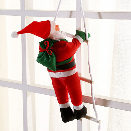 크리스마스 사다리 산타 인형 60cm #2