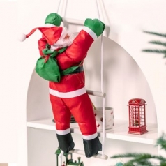 크리스마스 사다리 산타 인형 75cm