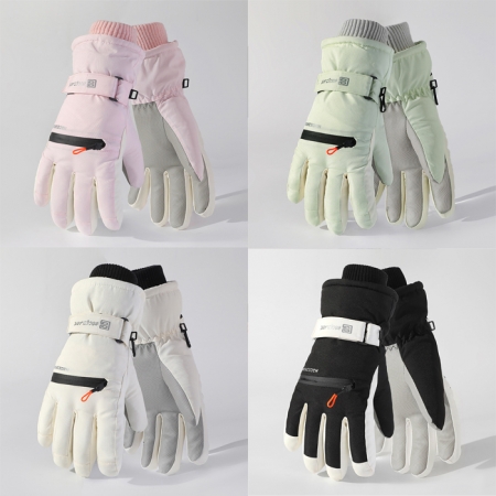 W001 터치 스키장갑 보드 방한 겨울 손가락 장갑 인쇄 답례품 #3