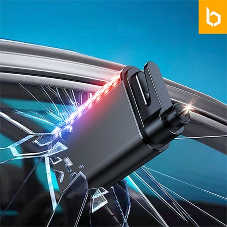 유즈비 차량용 비상탈출 망치 LED 비상등 랜턴 #3