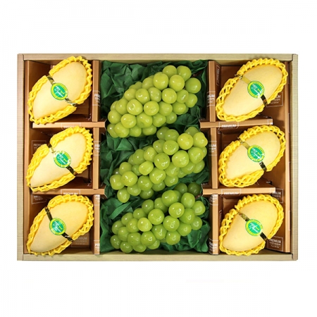 풍성한명절 명품 프리미엄 샤인머스켓, 태국망고 혼합과일세트 샤인3, 태국망고6 // 면세 #2