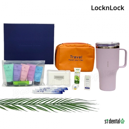 데일리17호 락앤락 메트로킹 대용량 텀블러 선물세트 LG미니스 홈파우치 카밀핸드크림 #3