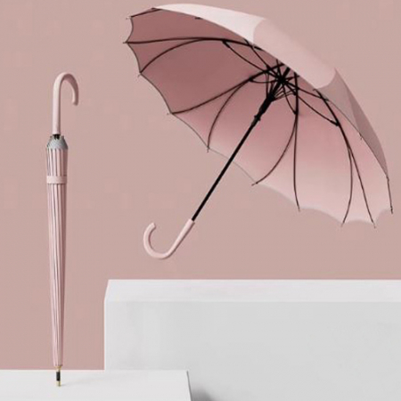 프리미엄 파스텔 장우산, 아치 플라워 #2