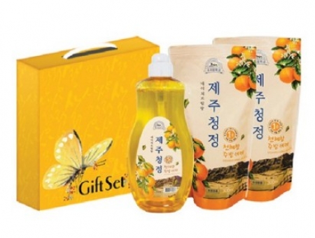 제주청정천혜향주방세제 300ml x2, 500ml x1 #2