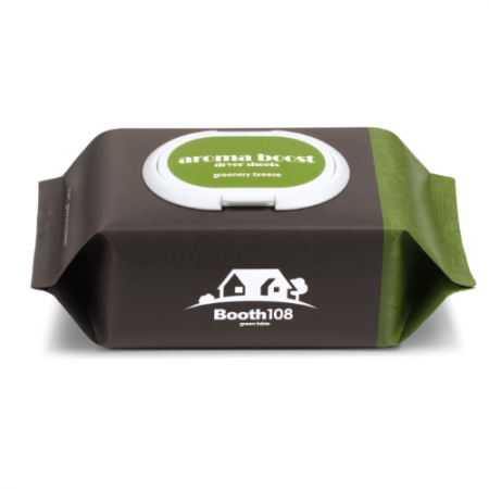 아로마 부스트 드라이시트 80매 2P 선물박스 튤립1,그리너리1 // 물티슈 타입 #6